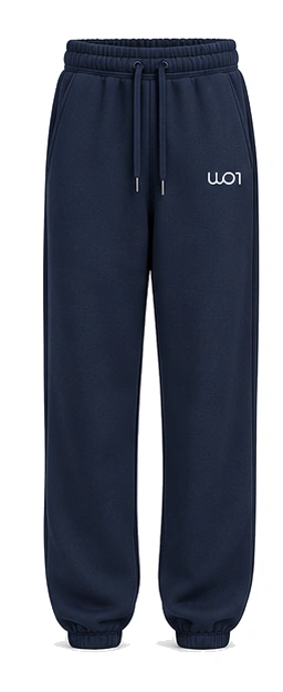 Cuffed Joggers, Navy